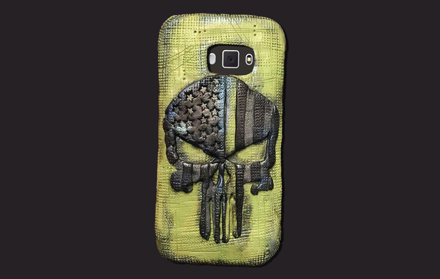 Punisher case. © Shelly Arroyo