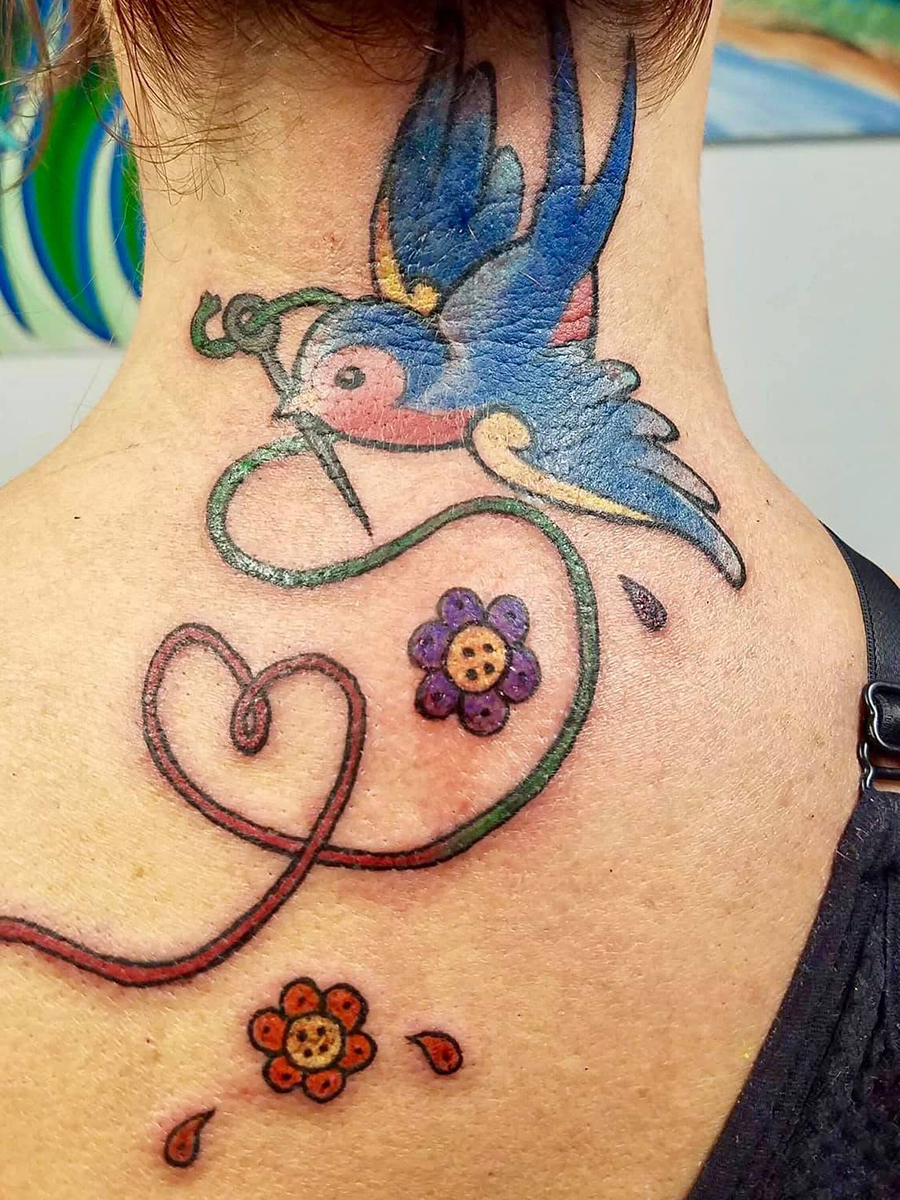 D.I.Y. Mama Tattoo Finished 1, © Shelly Arroyo