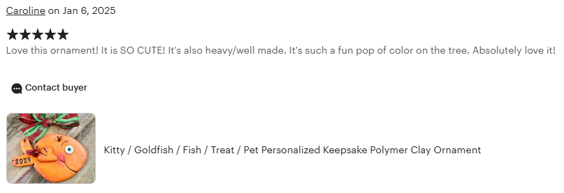 Etsy Review 2, © Shelly Arroyo