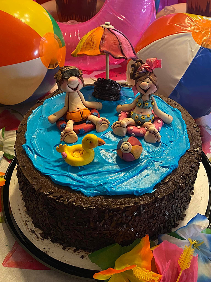 Clay Cake Topper. © Shelly Arroyo