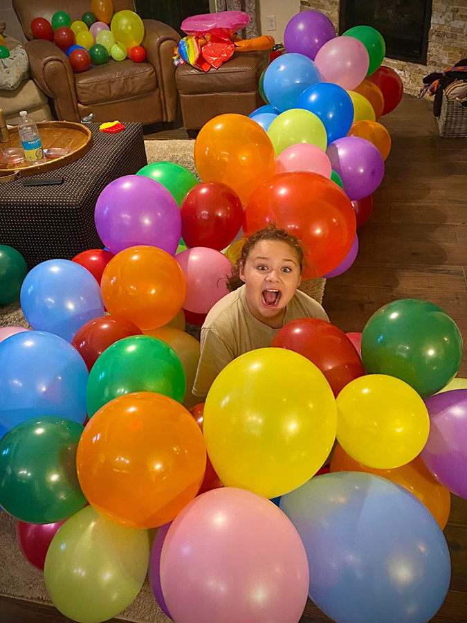 Balloons for miles. © Shelly Arroyo