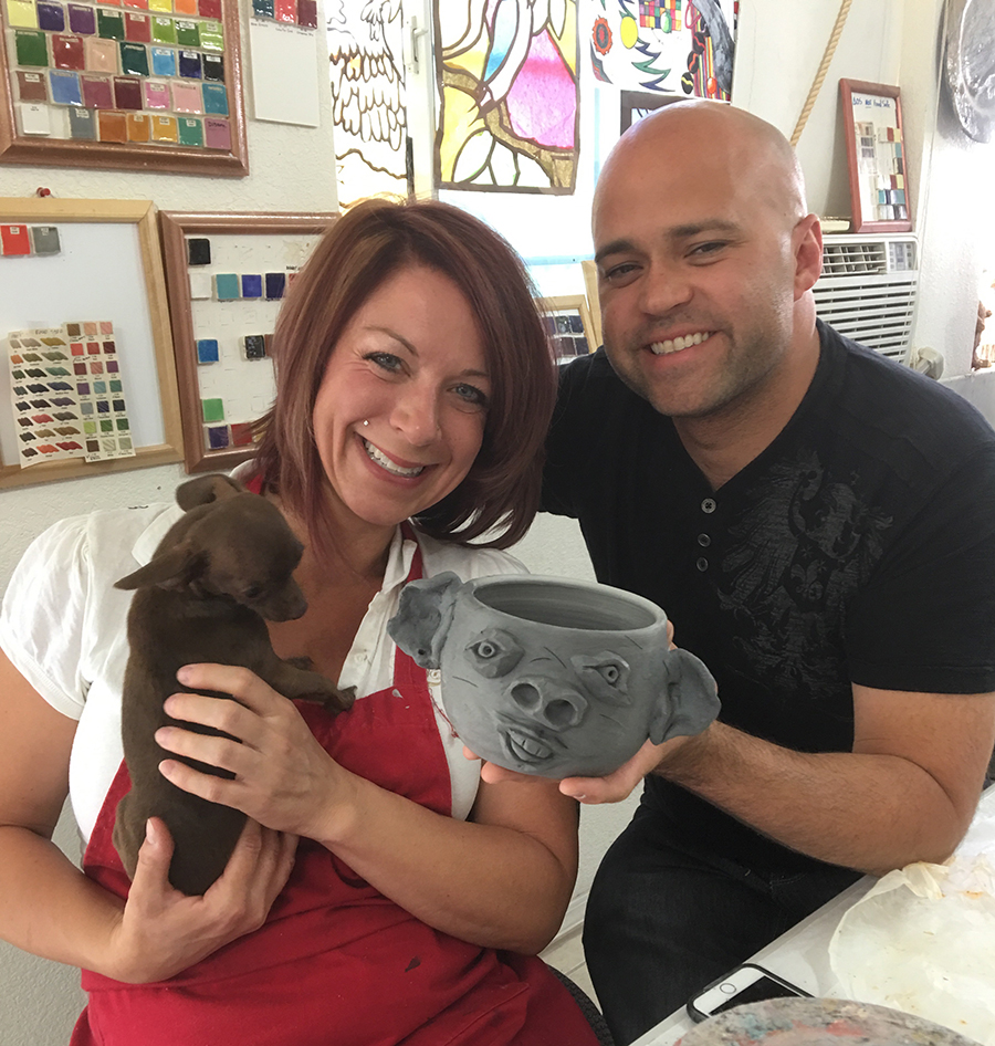 Mama Chickpea and hubby, Rick, © Shelly Arroyo