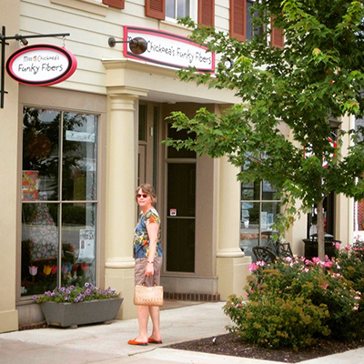 Anne, outside Miss Chickpea's, © Shelly Arroyo